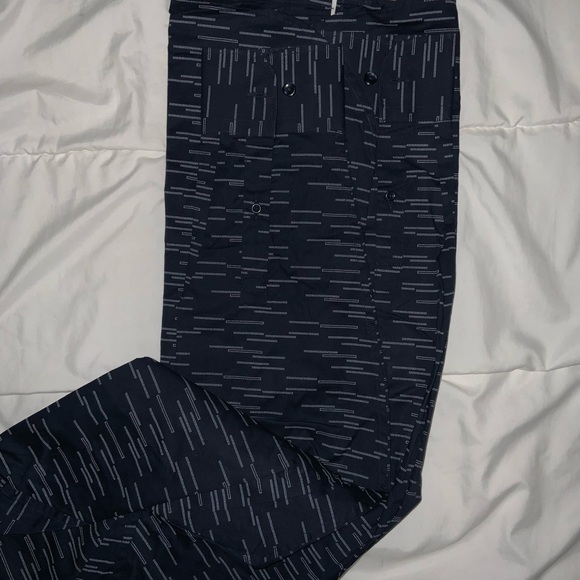 Sam's Fifth Avenue blue-banded shirt with white streaks size XL,new without tags - Picture 2 of 2